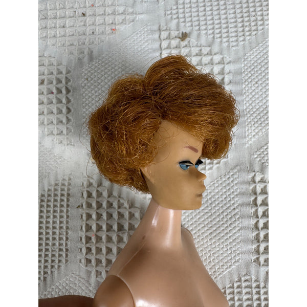 Barbie Doll Vintage Mattel 1962 Red Bubble Cut Hair Japan Collectible
