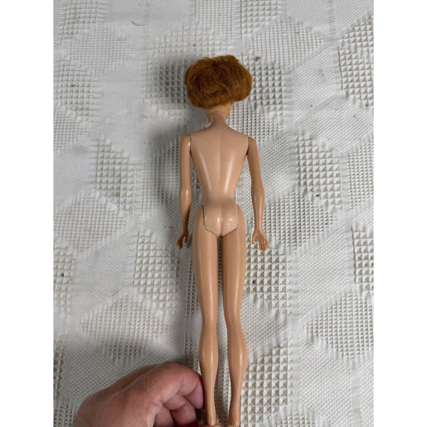 Barbie Doll Vintage Mattel 1962 Red Bubble Cut Hair Japan Collectible