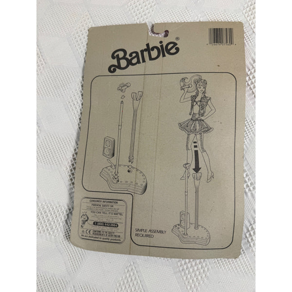 Barbie Play N Display Doll Stand Video Star 1991 Mattel 7560 NIB