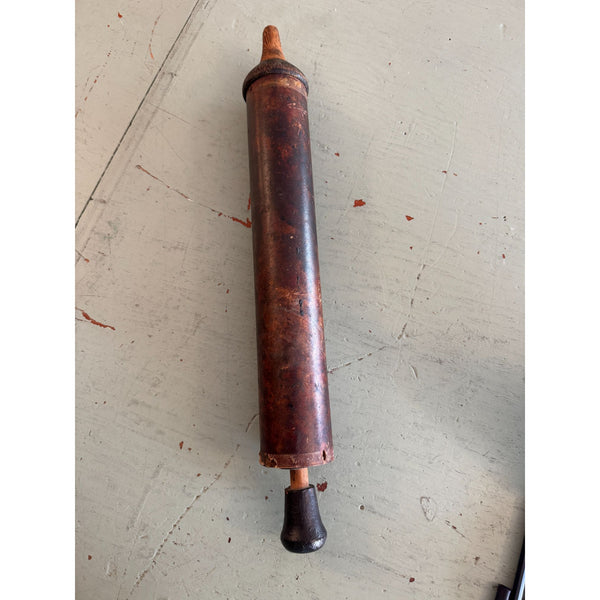Antique Schmeink Cylinder Bellows Rare Wood & Cardboard Design For Collectors