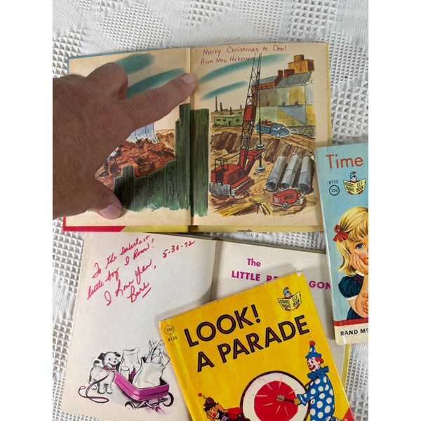 Vintage Rand McNally Start Right and Junior Elf Books Set Of 4 Children Stories