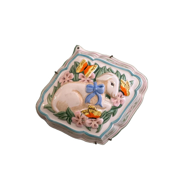 Le Cordon Bleu The Franklin Mint Ceramic Bunny Mold 