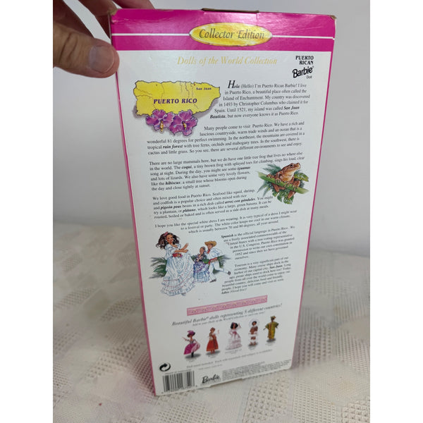 Puerto Rican Barbie Dolls Of The World Collection 1996 Special Ed 16754 NIB