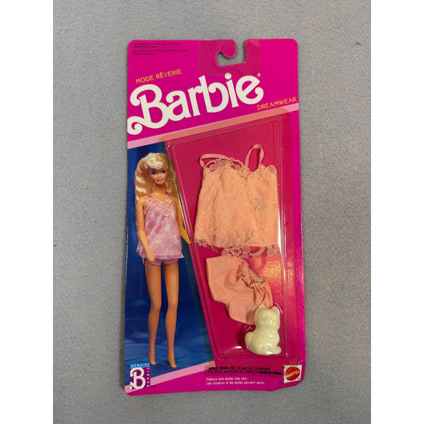 Barbie Dreamwear Mode Reverie Fashion Set Barbie Mattel Pink Lace Outfit NWB