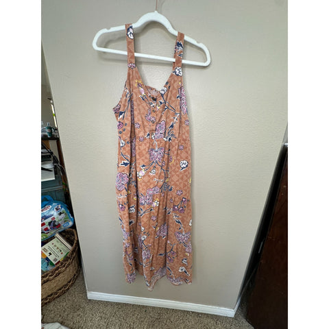 Sonoma Womens Orange Dress