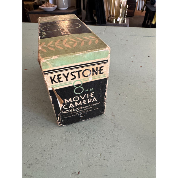 Keystone K 8 8mm Vintage Movie Camera w Original Box and Manual