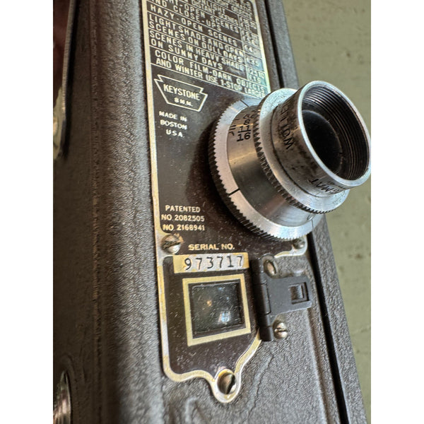 Keystone K 8 8mm Vintage Movie Camera w Original Box and Manual