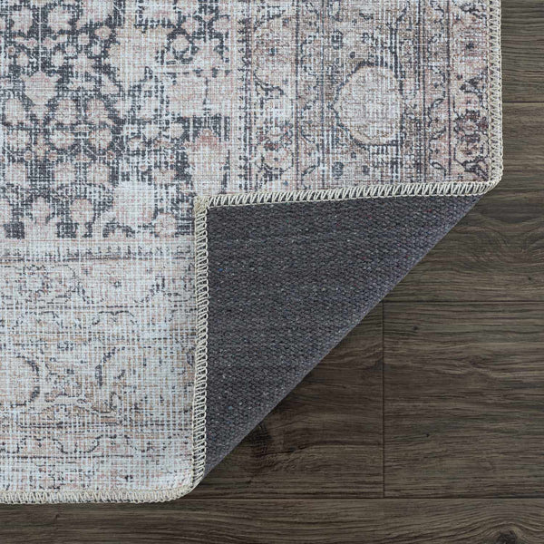 Hedda Washable Area Rug underside