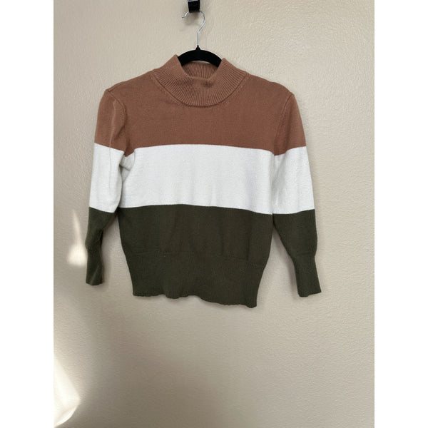 Poof Apparel Womens Striped Sweater