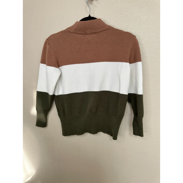 Poof Apparel Womens Striped Sweater