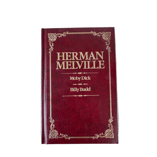 Herman Melville Moby Dick and Billy Budd Hardcover Leatherette Bound 1984