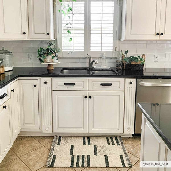 Aibonito Wool Area Rug small in kitchen