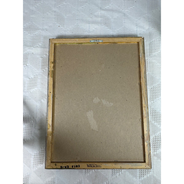 Edgar Degas The Dancing Lesson Framed Wall Art Print In Gold Frame Vintage