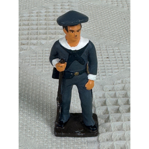 Vintage Treasure Chest Miniatures Soldier Lead Figurine Union Sailor Painted
