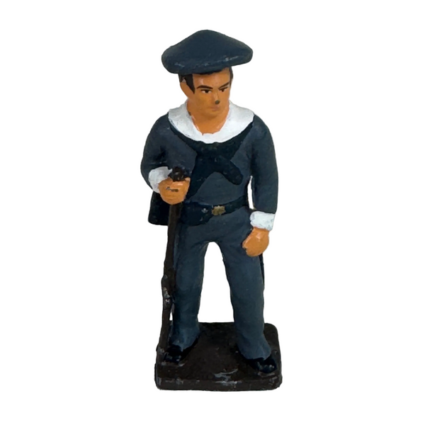 Vintage Treasure Chest Miniatures Soldier Lead Figurine Union Sailor Painted