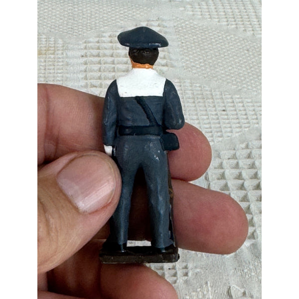 Vintage Treasure Chest Miniatures Soldier Lead Figurine Union Sailor Painted