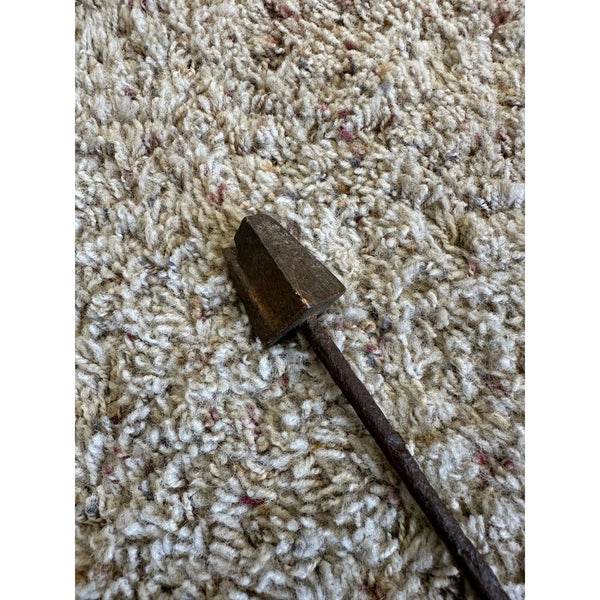 Antique Branding Iron with 5 Logo Cowboy Western Cattle Horn Branding Iron