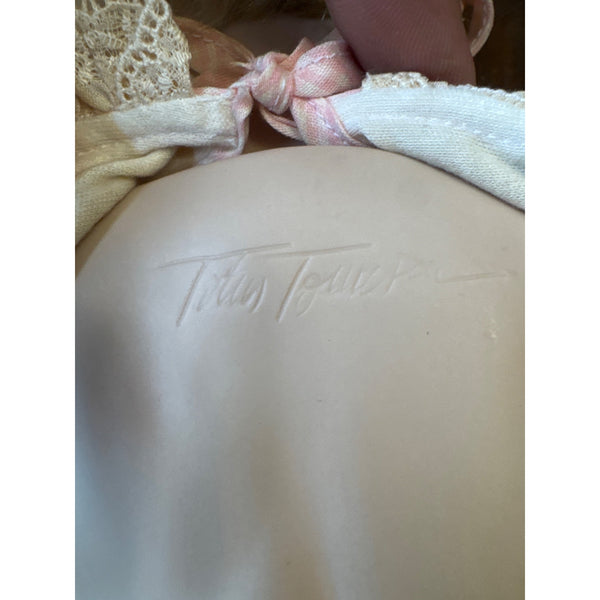 Cute as a Button Porcelain Baby Doll by Ashton Drake