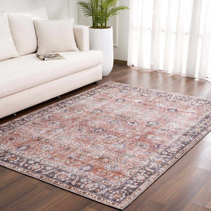 Ganyangan Red Washable Rug