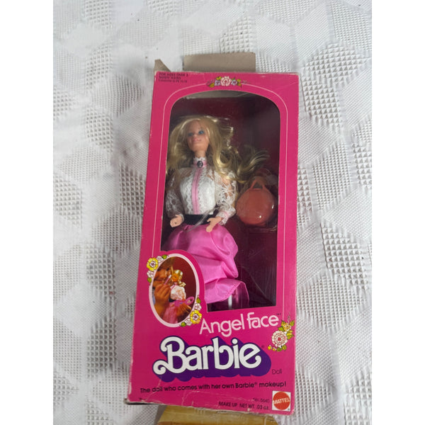Angel Face Barbie Doll 1982 Mattel No 5640 w Makeup Accessories Boxed Vintage