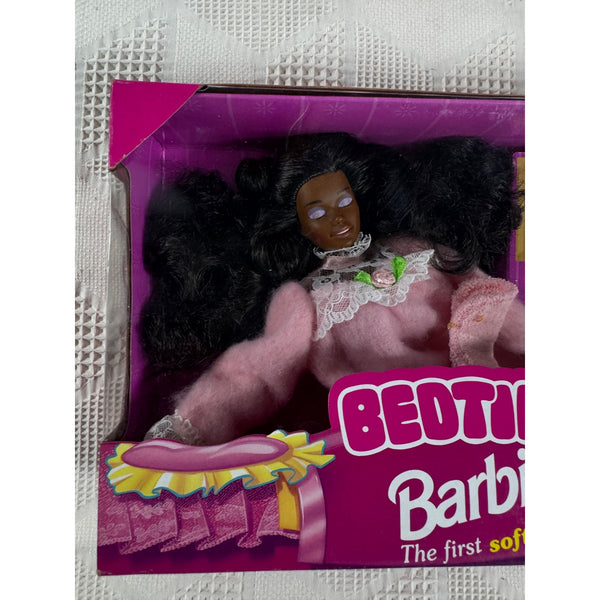 Bedtime Barbie Doll Vintage 1993 Mattel Soft Body African American 11234 NIB