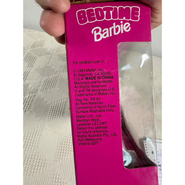 Bedtime Barbie Doll Vintage 1993 Mattel Soft Body African American 11234 NIB