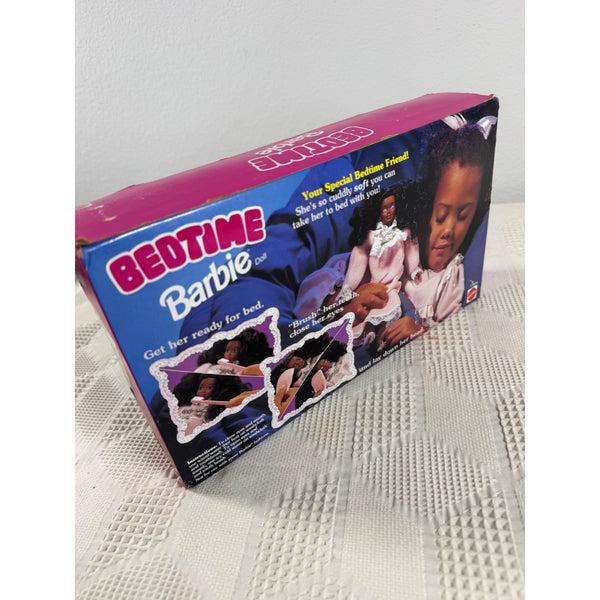 Bedtime Barbie Doll Vintage 1993 Mattel Soft Body African American 11234 NIB