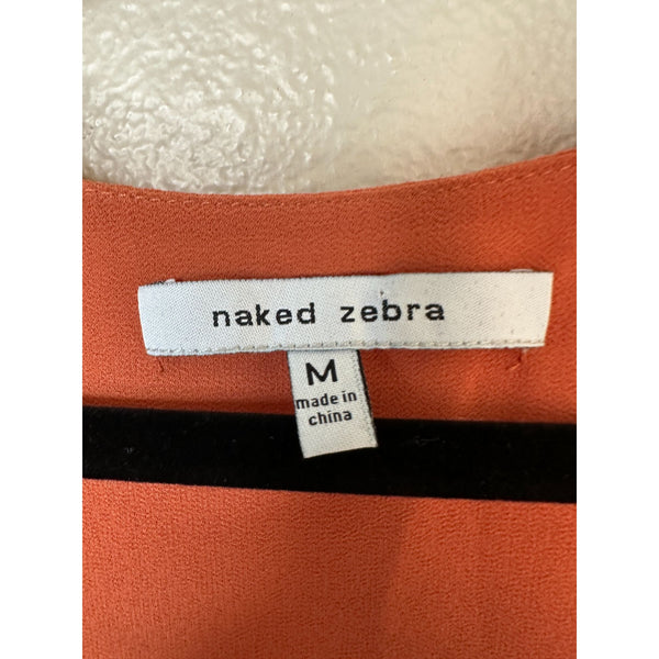 Naked Zebra womens Rust Blouse