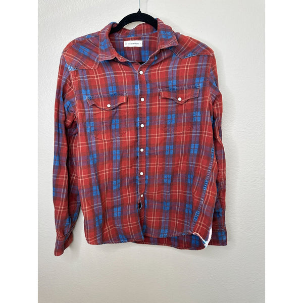 Lucky Brand Mens Rust Flannel