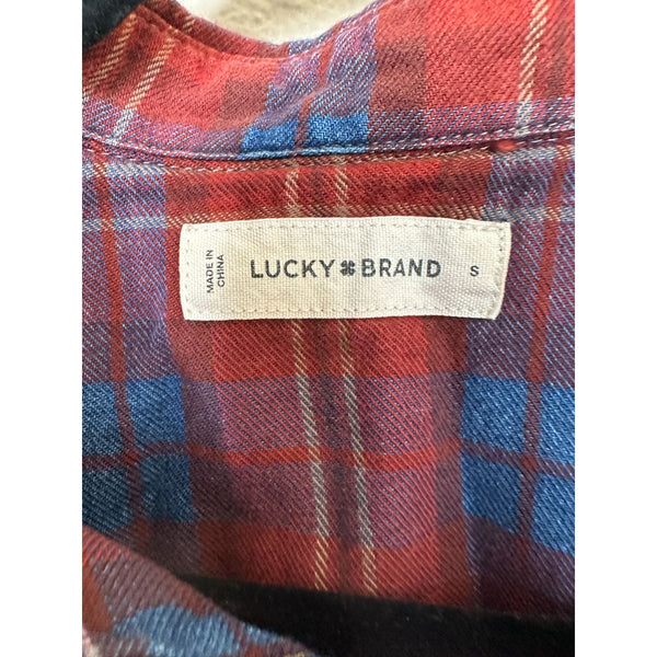 Lucky Brand Mens Rust Flannel