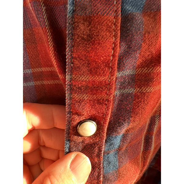 Lucky Brand Mens Rust Flannel