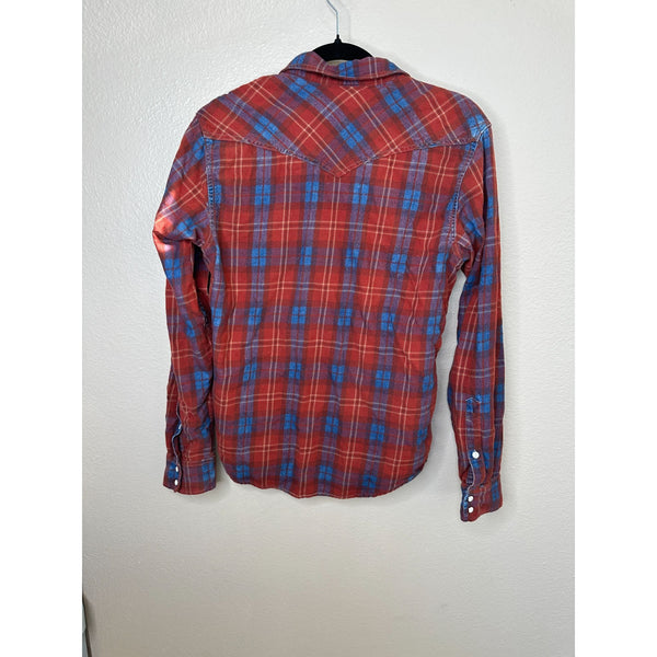 Lucky Brand Mens Rust Flannel