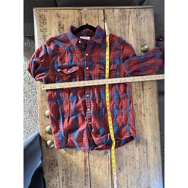 Lucky Brand Mens Rust Flannel