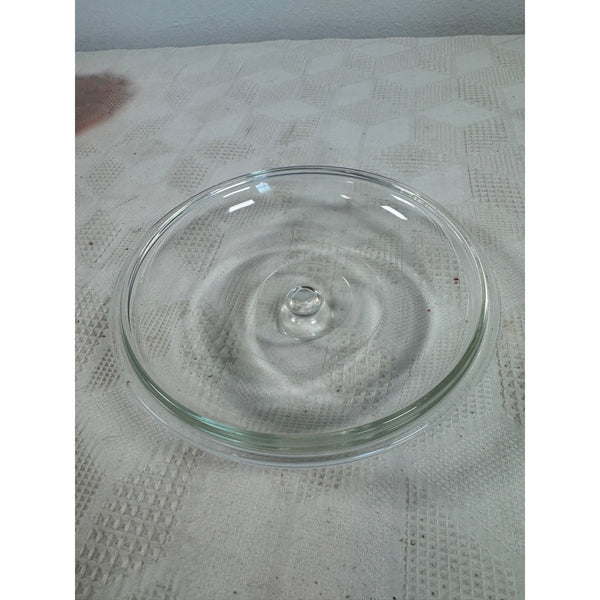 Pyrex Clear Glass Replacement Lid w Handle Model 623C Vintage Replacement Lid
