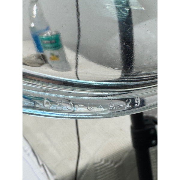 Pyrex Clear Glass Replacement Lid w Handle Model 623C Vintage Replacement Lid