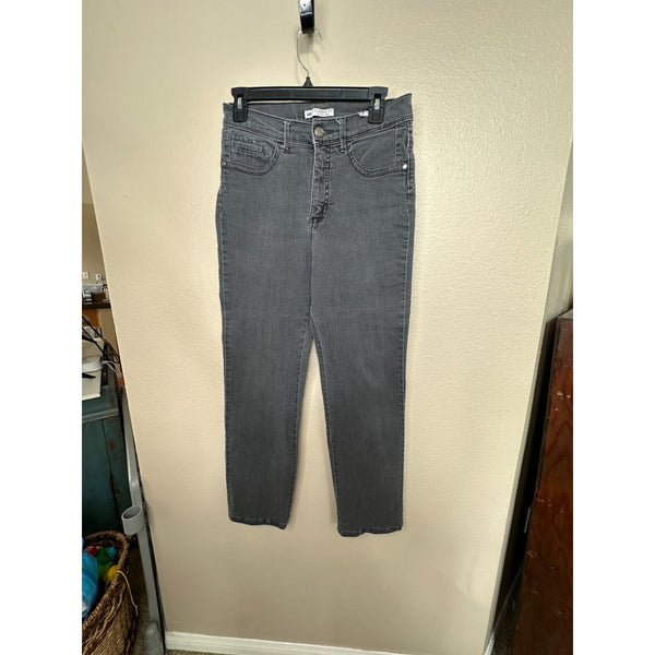 Lee Womens Classic Fit At The Waist Gray Jeans