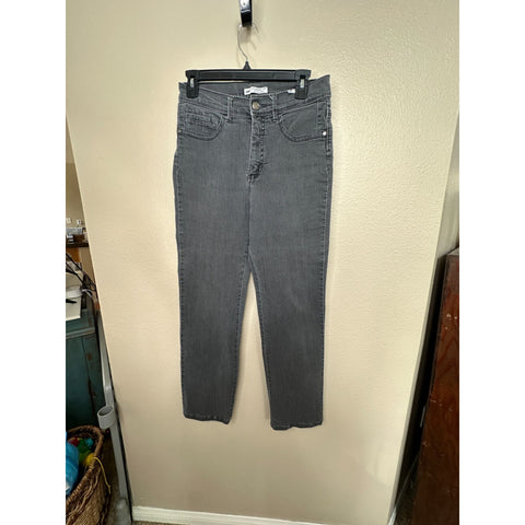 Lee Womens Classic Fit At The Waist Gray Jeans