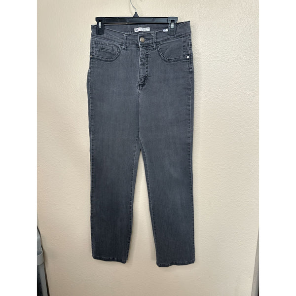 Lee Womens Classic Fit At The Waist Gray Jeans