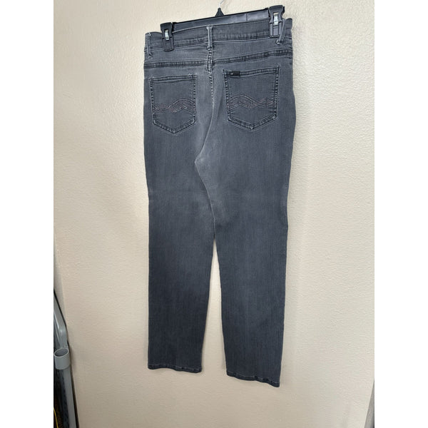 Lee Womens Classic Fit At The Waist Gray Jeans