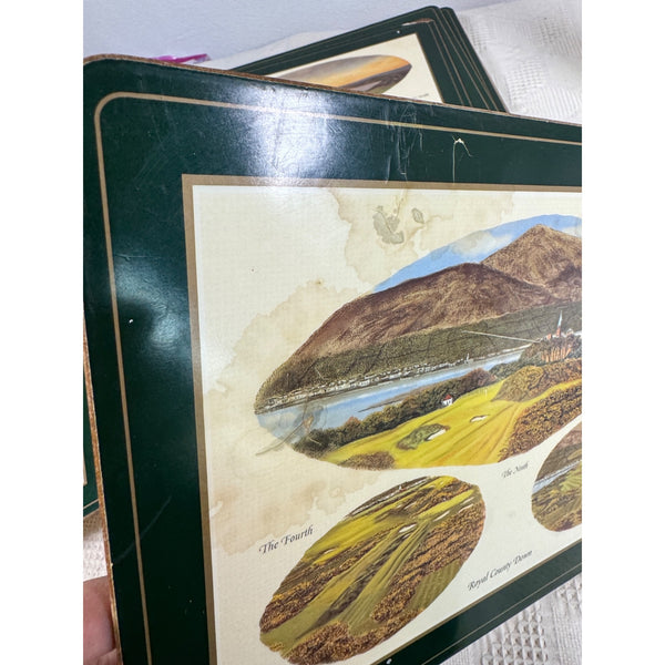 Pimpernel Irish Heritage Series Golf Greats Place Mats Set Of 6 Heat Resistant