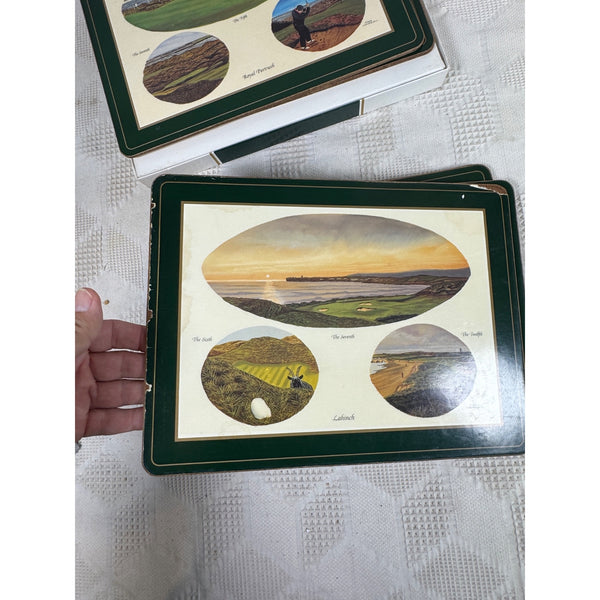 Pimpernel Irish Heritage Series Golf Greats Place Mats Set Of 6 Heat Resistant