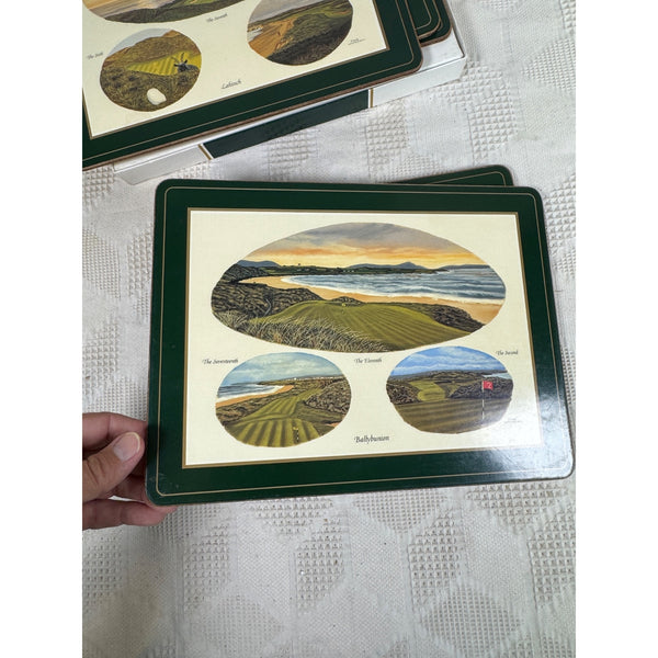 Pimpernel Irish Heritage Series Golf Greats Place Mats Set Of 6 Heat Resistant