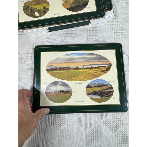 Pimpernel Irish Heritage Series Golf Greats Place Mats Set Of 6 Heat Resistant