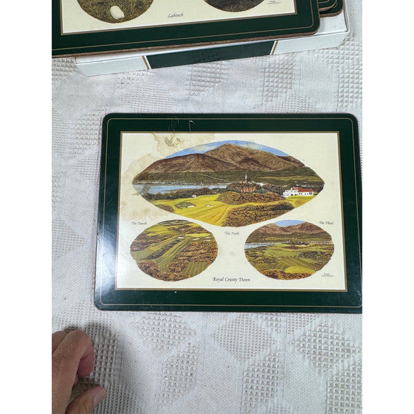 Pimpernel Irish Heritage Series Golf Greats Place Mats Set Of 6 Heat Resistant