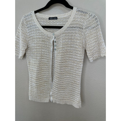 Dolce Cabo Womens Tan Gold Blouse