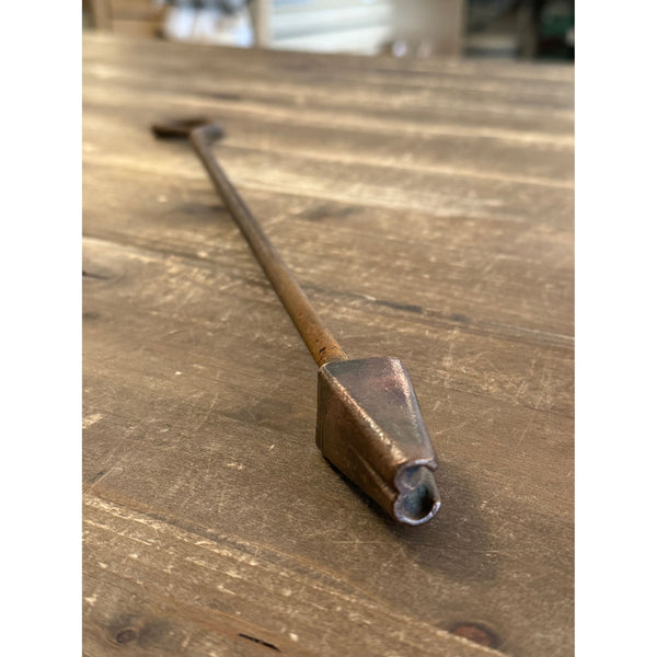 Antique Branding Iron with 3 Logo for Horn Branding