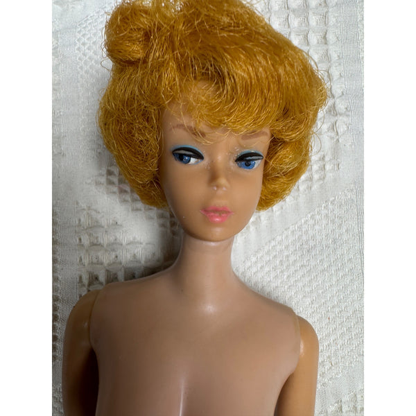 Original Barbie MCMLVIII Blonde Bubble Cut Hair Vintage Mattel 1960 Doll Japan