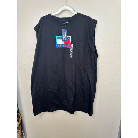 Tommy Jeans Womens Black Dress 