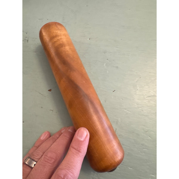 Handmade Wooden Kaleidoscope w Natural Wood Finish Smooth Cylindrical Body