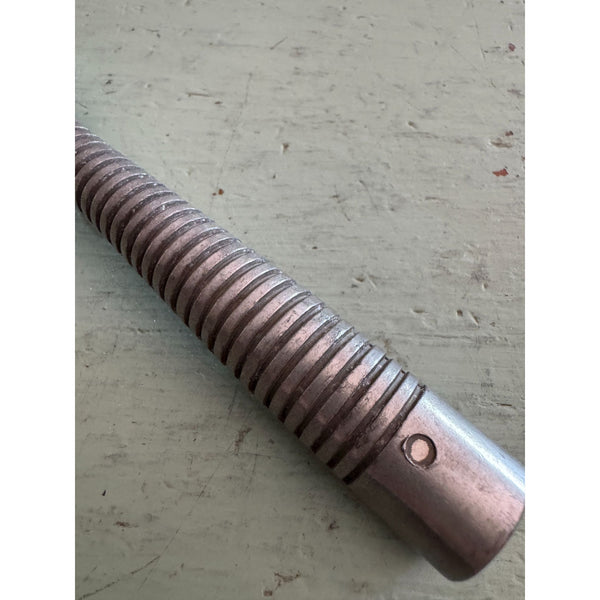 Vintage 1950s Aluminum Ice Cream Scoop With Ribbed Handle Design Durable Metal Tool